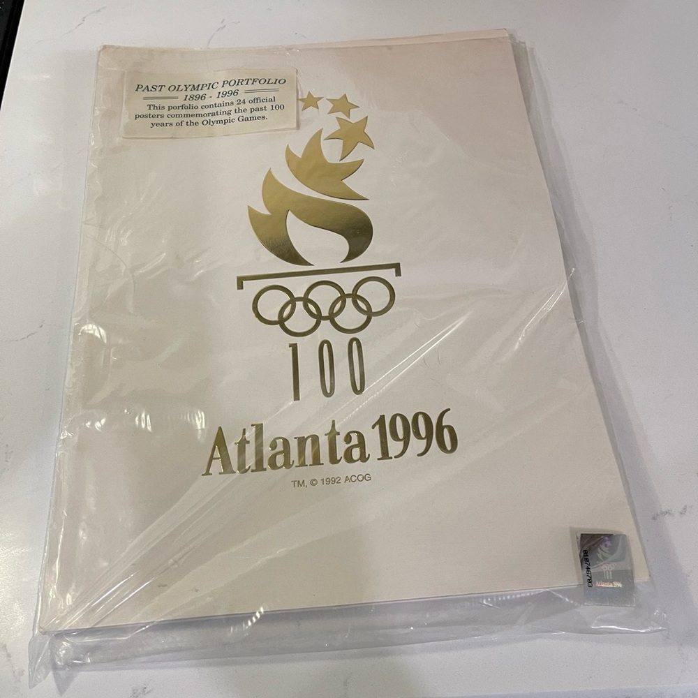 Atlanta 1996 olympic game commemorative poster set